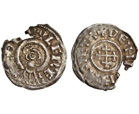 Wessex, Aethelwulf (839-58), first portrait phase, c.844-849, Penny, 1.14g., Canterbury, Deiheah, +EDE[.]VVLF RE, bust right,