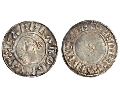 Edward the Martyr (975-78), Penny, 1.61g., York, Aelfstan, diademed bust left, rev. +&#198;LFSTAN. MO EFER (N.763; S.1142), n