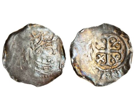 Stephen (1135-54), Penny, 1.46g, ‘Watford’ type, (BMC I), London, Blacaman, bust right, crowned and diademed, holding sceptre