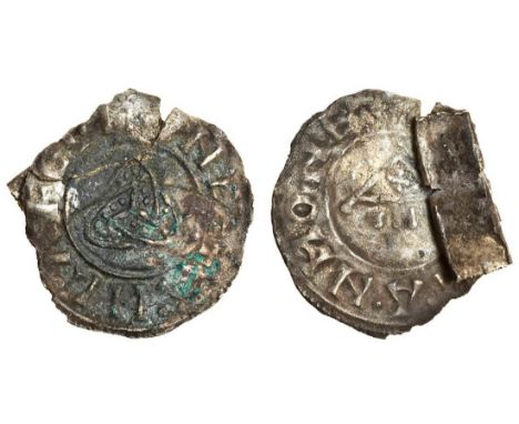 Hiberno-Norse Kingdom of York, Anlaf Sihtricsson (first reign 941-44), Penny, 1.28g., Farman, triquetra/standard type, +ANLAF