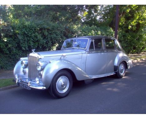 A 1952 Bentley R Type saloon, registration number WXG 975, chassis number B121 RS, engine number B120R, Tudor over shell grey