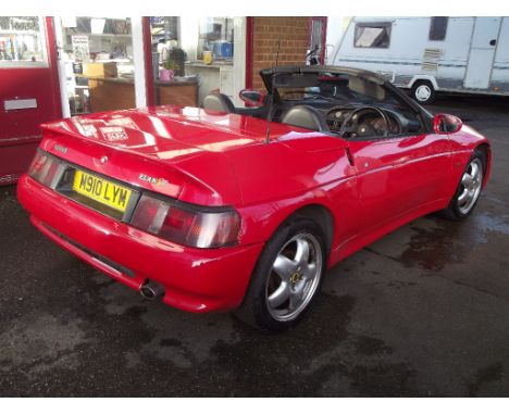 A 1995 Lotus Elan S2 Limited Edition No 228, registration number M910 LYM, chassis number SCC100ZT1RHA26228, red. The Limited