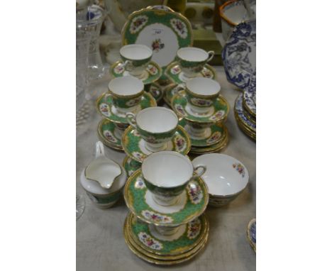 A Grosvenor China Sandringham pattern tea service, for twelve