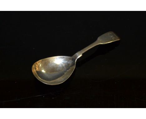 A Victorian silver caddy spoon ,London 1840