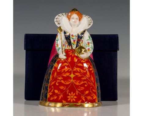 Hand painted hollow figurine. This item has its original box, 6.25"L x 5"W x 3.5"H. Royal Worcester backstamp in red. Issued: