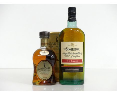 1 70-cl bt Cardhu Gold Reserve Cask Selection Single Malt Scotch Whisky 40 % oc 1 litre bt The Singleton Spey Cascade Single 