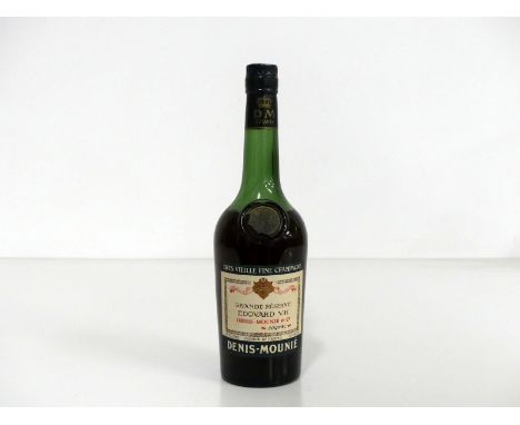 1 24-fl oz bt Denis-Mounié Edouard VII Grande Réserve Très Vieille Fine Champagne Cognac, sl ull (ms/us)  70° proof, chipped 