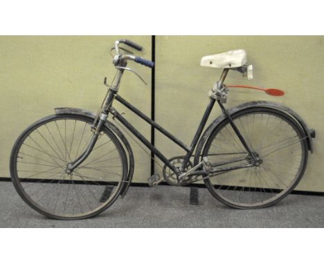 A vintage Hercules ladies bicycle, mid-century 