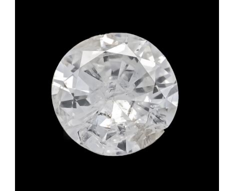 Brillant 0,41 ct get.Weiß+ (K) / PI2