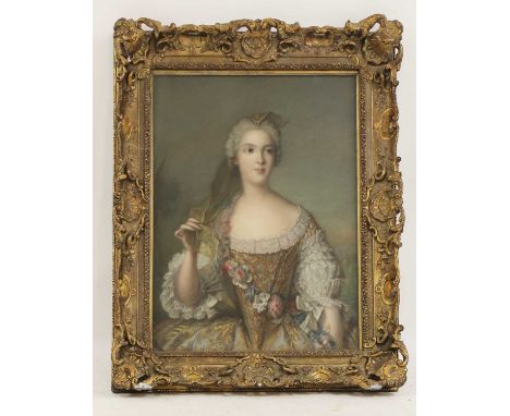 After Jean-Marc NattierPortrait of Madame Sophie de France, sixth daughter of King Louis XV, half length, in a gold-embroider