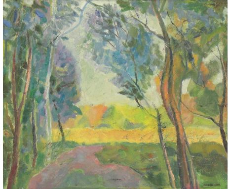 Vladimir Lunevski (Russian, b.1949)'Autumn'signed in Cyrillic l.r., also signed, inscribed as titled and dated 2014 verso, oi