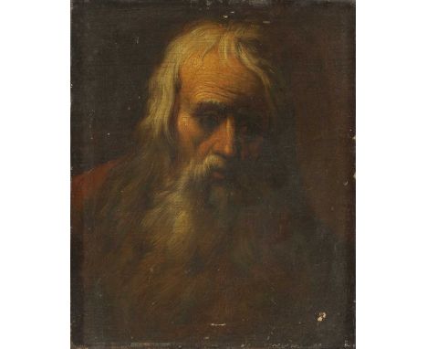 Dutch School, 18th centuryPortrait of a bearded man, bust lengthoil on canvas26 x 21cm, unframedCondition report: The paintin