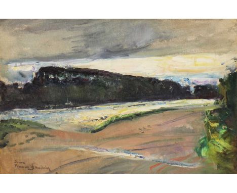 *Jean-Franck Baudoin (French, 1870-1961)'Soir d'orage'signed 'Jean Franck Baudoin' l.l., oil on canvas46.8 x 66cmProvenance: 