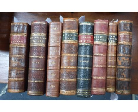 BOOTHBY, SLADE, SAVAGE, FITCHETT & MARSH:  Eight various First Editions, by various publishers, 19th/early 20th century