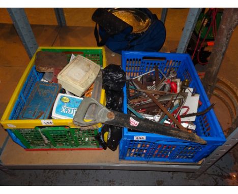 Two boxes of mixed tools 