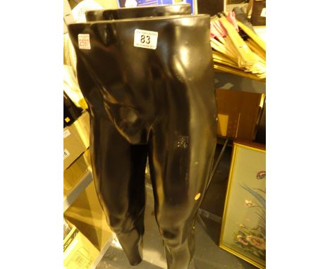 Pair of wall mountable mannequin legs