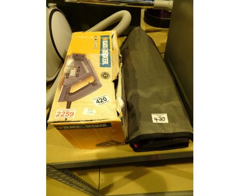 Black & Decker sander and Magna tool bag 