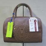 Versace Jeans, Model E1VQBBQ2, Linea Q Dis.2, Ladies Leather Handbag in Saffiano with Embossed Motif