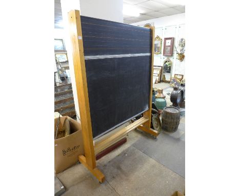 A vintage school blackboard