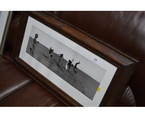 Alistair McNauton, black and white photographic print entitled "Desert Acrobats Australia"