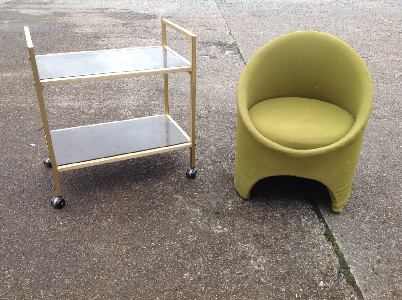 A 60s tub chair by Evans of High selected by the Design Centre