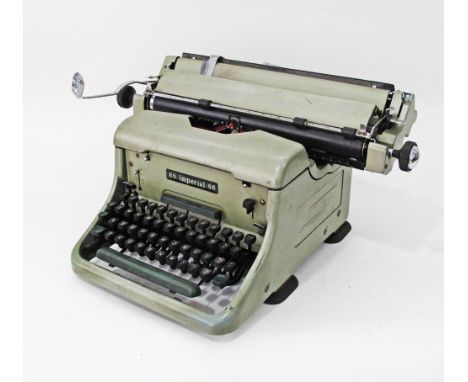 An English Imperial typewriter model 66, c1960s, W53cm