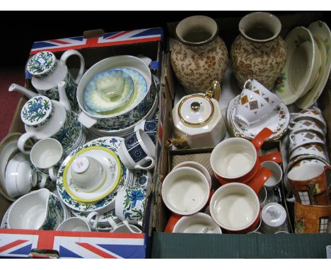 Midwinter 'Spanish Garden' and other table ware of approximately forty two pieces, three trios; Carlton Ware '2991' soup bowl