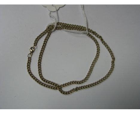 A 9ct Gold Curb Link Chain.