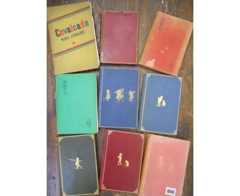 A collection of children's books including The House at Pooh Corner, first edition, Methuen 1928, Now We Are Six, first editi