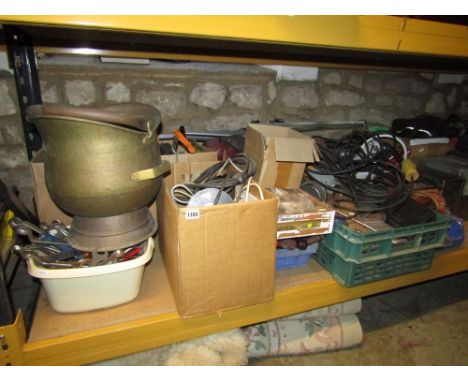 A large quantity of mainly contemporary unsorted workshop hand tools and accessories, briefly to include a number of assorted