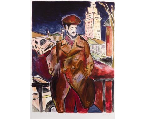 Bob Dylan,&nbsp;American b.1941-&nbsp;Man On A Bridge, 2010;&nbsp;gicl&eacute;e print in colours on Hahnem&uuml;hle 350gsm Mu