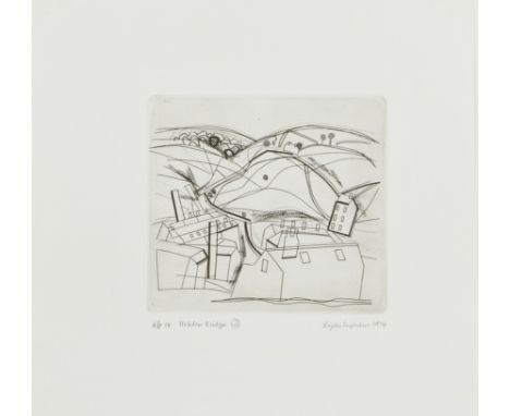 Bryan Ingham,  British 1936-1997,Hebden Bridge 2, 1974;etching and aquatint on wove,  signed, dated, and inscribed 'AP 1V',  