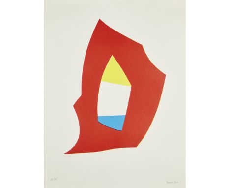 Merlyn Evans,  British 1910-1973,Untitled, 1973;screenprint in colours on wove,  from the Mark Rothko memorial portfolio, sig