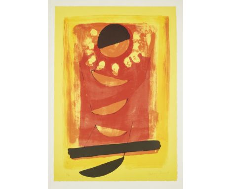 Sir Terry Frost RA, British 1915-2003,Red, Yellow and Black, 1997 (Kemp, 169); lithograph in colours on Arches wove,  signed 