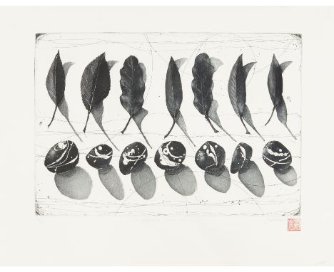 Fiona Watson,&nbsp;Canadian b.1952-&nbsp;A Perfect Number;&nbsp;etching with aquatint on wove,&nbsp;signed, titled, stamped a