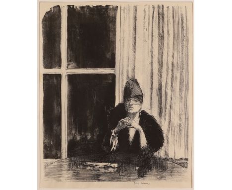 Amendment: Please note, the title should read 'La Dame aux Bagues' and the date '1918', and not as stated below.&nbsp;Ethel G