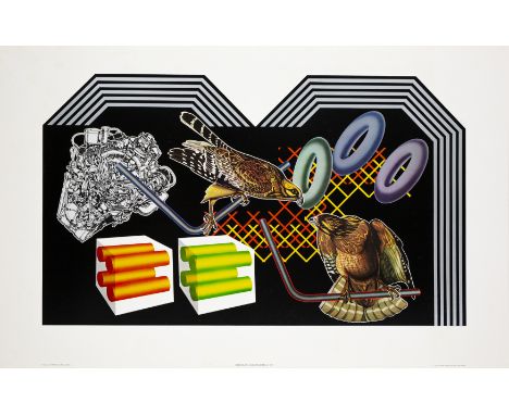 Peter Phillips,  British b.1939-Random Illusion no.4, 1968;offset lithograph in colours on glossy paper,  printed by Beric pr