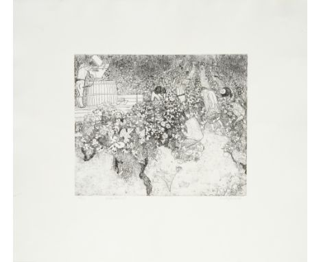 Anthony Gross CBE RA,  British 1905-1984,The Grape Harvest;etching on wove,  signed and numbered 68/70 in pencil, sheet: 51 x