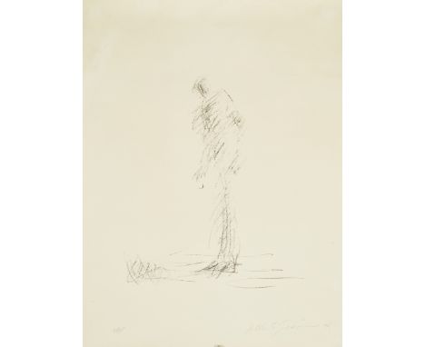 Alberto Giacometti,  Swiss 1901-1966,Disturbing Object II, 1964;lithograph on BFK Rives wove paper,  signed and numbered 68/7