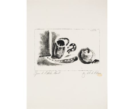Pablo Picasso,  Spanish 1881-1973,Tasse et Pomme, 1947;monochrome lithograph on Arches wove,  dated in the plate and inscribe