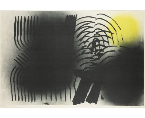 Hans Hartung,&nbsp;German/French 1904-1989,&nbsp;Lithograph VI, from the Farandole Portfolio, 1971;&nbsp;lithograph in colour