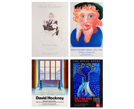 After David Hockney OM CH RA,British b. 1937-&nbsp;Mus&eacute;e des Arts D&eacute;coratifs, Paris, 1974;&nbsp;Travels with Pe