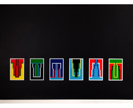 Robyn Denny,  British 1930-2014,Six Miniatures, 1975;screenprint in colours on wove, published by PSA Supplies division for E