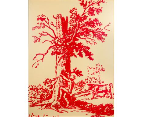 British School, 20th/21st Century, Untitled; relief print on board, image: 121 x 90 cm,  (framed)