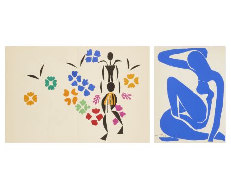 Amendment: Please note, these prints are lithographs from the 1954 edition after Matisse’s cutouts. Matisse personally direct