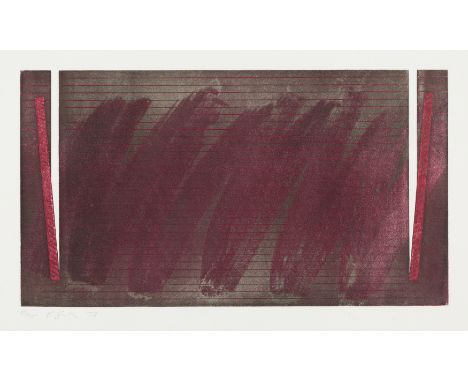 Richard Smith CBE,  British 1931-2016,Untitled, 1973;etching and aquatint in colours on wove, signed, dated and numbered 27/7