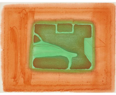 Sir Howard Hodgkin CH CBE, British 1932-2017,   A Furnished Room, 1977;    etching with aquatint in colours on wove,  signed 