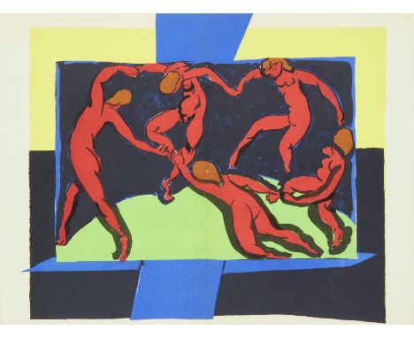 After Henri Matisse,&nbsp;French 1869-1954,&nbsp;La Danse, 1939;&nbsp;lithograph in colours on wove,&nbsp;from Revue Verve Vo