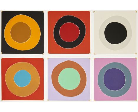 Sir Terry Frost RA, British 1915-2003,Orchard Tambourine, 2002;25 woodcuts in colours on wove,  the complete set, a rare arti