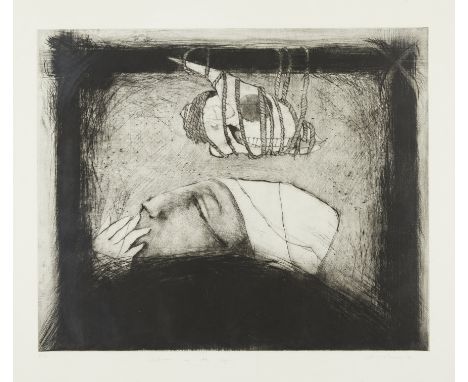 Ana Maria Pacheco,&nbsp;Brazilian b.1943-&nbsp;Old Age II, 1985;&nbsp;etching on wove,&nbsp;signed, dated, titled and numbere